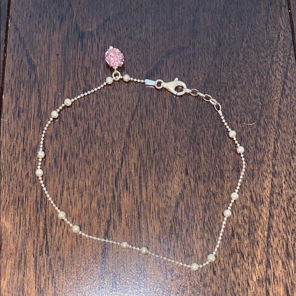 Sterling silver ankle bracelet - Picture 1 of 2